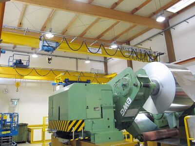 Einträger-Brückenkran 5 t x 12 m