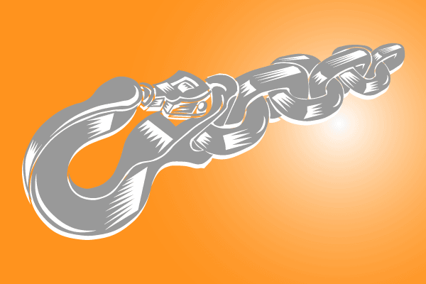 Zurr- u. Anschlagketten, Drahtseilgehänge, Schäkel, Kauschen, Ösen, Seilklemmen u. -spanner, Augen- u. Ringschrauben, Anschlagmittel textil, Hebebänder, Gurte