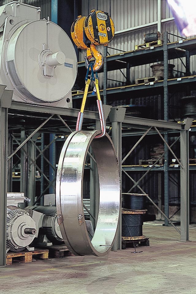 SpanSet Power Buegel-Hebeband mit secutex Schutzschlauch